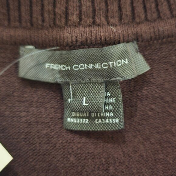 French Connection Woman Turtle Neck Mini Dress Size: L - Picture 6 of 7